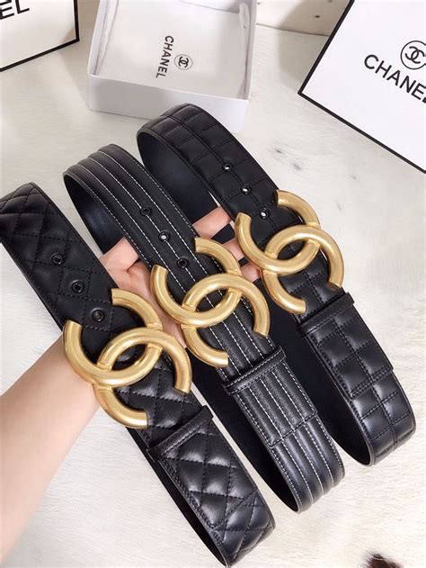 fake chanel logo belt|chanel belt original.